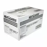 NeatGards White Wide Pleat Disposable Paper Chef Hat, 7 inch - 12 per case.