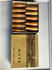 VINTAGE BOXED SET OF 11 FRET FIRMER CHISELS FOR WOOD AND LEATHER