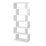Artiss Bookshelf 6 Tiers - RIVA White
