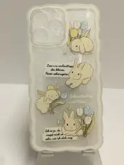 Nice Phone Case For Apple iPhone 13 Pro Max Slim Wavy Color Clear Rabbit