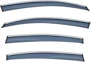 STIDPFZX Window Visor Side Window Deflector Weather Shield Compatible for Citroen Citro_n C5 X 2008 2009 2010 2011 2012 2013 2014 2015 2016-2023(08-20 C5 III RD TD)