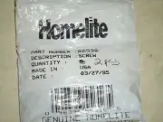 ONE NEW GENUINE HOMELITE BOLT PN 82530 FREE SHIPPING