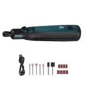 15Pcs/Set Cordless Electric Mini Drill Grinder Engraving Pen Rotary Tool Kit USB