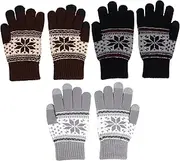 [Generic] Full Finger Touchscreen Gloves, Men's Thermal Gloves, Windproof Grip, Warm Winter Gloves