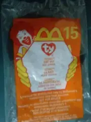 2000 Ty Teenie Beanie McDonalds Toy Sting #15 - The Ray stingray plush Sealed