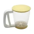 Plastic Powder Cup Mechanical Mesh Shape Flour Kitchen Baking Tool Colanders
