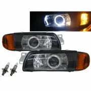 Arena Jumbuck 02-10 2D Guide LED Angel-Eye Headlight Black V2 for Mitsubishi LHD