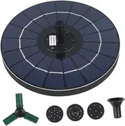 Solar Fountain Pump Solar Pool Fountain Built-in RGB Lights Easy Floating Installation for Garden Decor