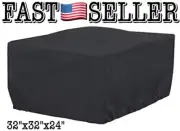 CoCover 32” Square Firepit Cover 600D Heavy Duty 100% Waterproof - NEW! FAST!