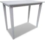 Bar Table, Cocktail Bistro Table Pub Dining Table Breakfast Table Wooden Bar Table White