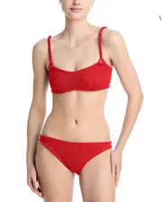Hunza G Phoebe Crinkle Bikini Top & Bottom