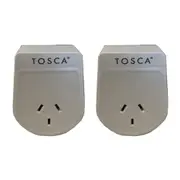 2x Tosca OB Travel Power Adapter Converter Plug - South Africa Compatibility