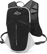 Hydration Vest Backpack Lightweight Breathable Running Backpack with 1.5L Water Bag Compartment