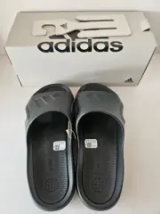 Adidas Adicane Slides Carbon Core Black HQ9915 Men's Size 10