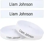 Custom Iron-on Fabric Labels to Mark Your Clothes. Gentle with Your Kids Skin, for Children's School Uniform, Clothes. Clothing Labels for Kids, Baby and Children. SEND us your TEXT in a MESSAGE (200)