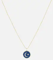 [Sydney Evan] Sydney Evan Celestial Medallion 14kt gold chain necklace with diamonds One Size gold
