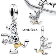 PANDORA Diamond Disney 100th Anniversary Oswald Charm 792519C01 w Disney Park Bx