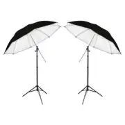 Spectrum Off Camera Flash (OCF) Double Umbrella Kit with Tilt Head for Speedl...