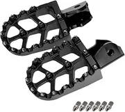 Motorcycle Footpegs For X S Light Bee Off-Road Electric Vehicle Footrests Foot Pegs Rests Pedals Pad(Black)