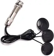 UPKOCH Gmb610 Acoustic Guitar Microphone Pickup 3 Sensor Piezo Recording 6.35mm Jack No Installation Required