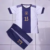 在飛比找蝦皮購物優惠-兒童足球球衣德國兒童足球球衣德國球衣套裝