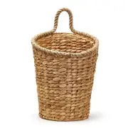 Two's Company Rice Nut Weave Hanging Storage / Planter Basket