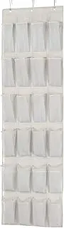Amazon Basics 24-Pocket Over-the-Door Hanging Medium-Size Shoe Organizer