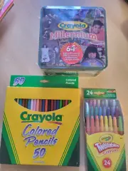 Crayola LOT - Millenium Special Effx Colors, Colored Pencils, Twistables Crayons
