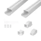 VEVOR 76.2mm W 2270mm L Line Set Cover Kit For Mini Split/Air Conditioner PVC