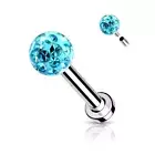 Piercing Labret Ear Crystals Turquoise