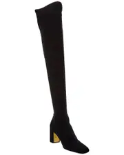Valentino Golden Walk 70 Canvas Over-The-Knee Boot