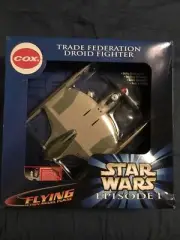 + COX Star Wars Episode I Flying Action Model Trade Federation Droid Fighter NIB
