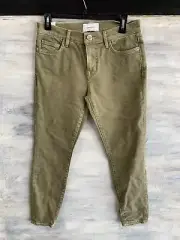 NEW! CURRENT/ELLIOTT 'The Stiletto' Ankle Skinny Jeans, 26 - Covert Green - $238