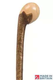 Hazel Knob handled Walking Stick - Long