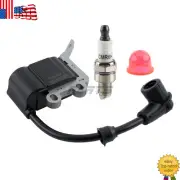 504118401 Ignition Coil w/ Spark Plug & Primer Bulb for Husqvarna 130BT 530BT