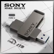 SONY 1TB High Speed PenDrive USB Flash Drive Metal Pendrive Type-C Swapable Port
