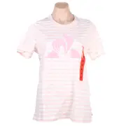 LE COQ SPORTIF Women's Chloe Tee - Pink Stripes