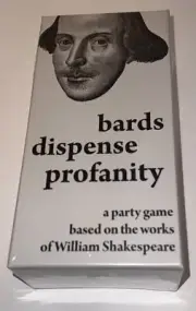 bards dispense profanity a party Game based on Shakespeare. Brand New. Sealed.