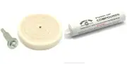 3" Cotton Buffing Wheel & Mandrel & White Rouge Push-Up Polishing Compound