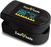 500C Elite Fingertip Pulse Oximeter Blood Oxygen Saturation Monitor with Silicon
