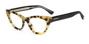 Dsquared2 D2 0026 C9B Women’s Glasses Tortoiseshell Size 49 - Private Health Rebate - Blue Light Block Available