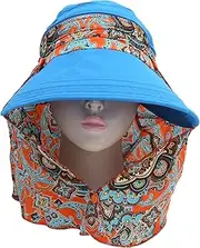 [01] Collar Hat, Breathable Adjustable Detachable Sun Proof Scarf Cap, for Girls Women