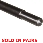 Garage Door Winding Bars 18″ Round Shaft Pair 7/16″ at one end 1/2″ at the other