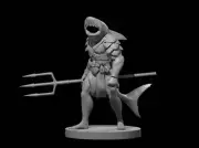 Sharfolk Barbarian - DND - Pathfinder - Dungeons & Dragons - RPG - Tabletop - mz