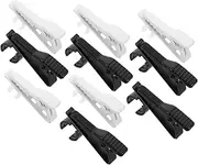 LRXIYODE 1 Set Of Collar Microphone Clips Lavalier Microphone Replacement Clips Clothing Mount Mic Clamp For Interviews Lectures Live Performances