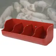 Pig Feeder Piglet Fodder Slot Water Drinker Food Feeder Farm Animal Supplies for