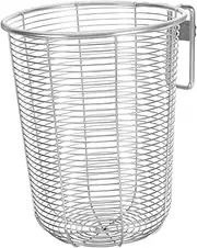 [CHICAMPERA] Strainer with Handle for Hot Pot Deep Frying Stainless Steel Noodle Colander Fine Liquid Filter Efficient Oil Filtration Capacity for Family Gatherings