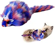 Cat Toy Mice | Squeaky Cat Teaser Toys | Squeaky Kitten Chew Training Tools, Plush Stress Relief Playing Devices for Pets