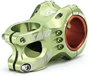DA Bomb"King" MTB AM FR 1-1/8" 50mm Bike Bicycle STEM,Bar 35mm/31.8mm 2 in 1 Design,Black/Blue/Green (Green)