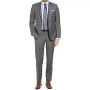 Heritage Gold Infinity Sharkskin Classic Fit Wool Suit